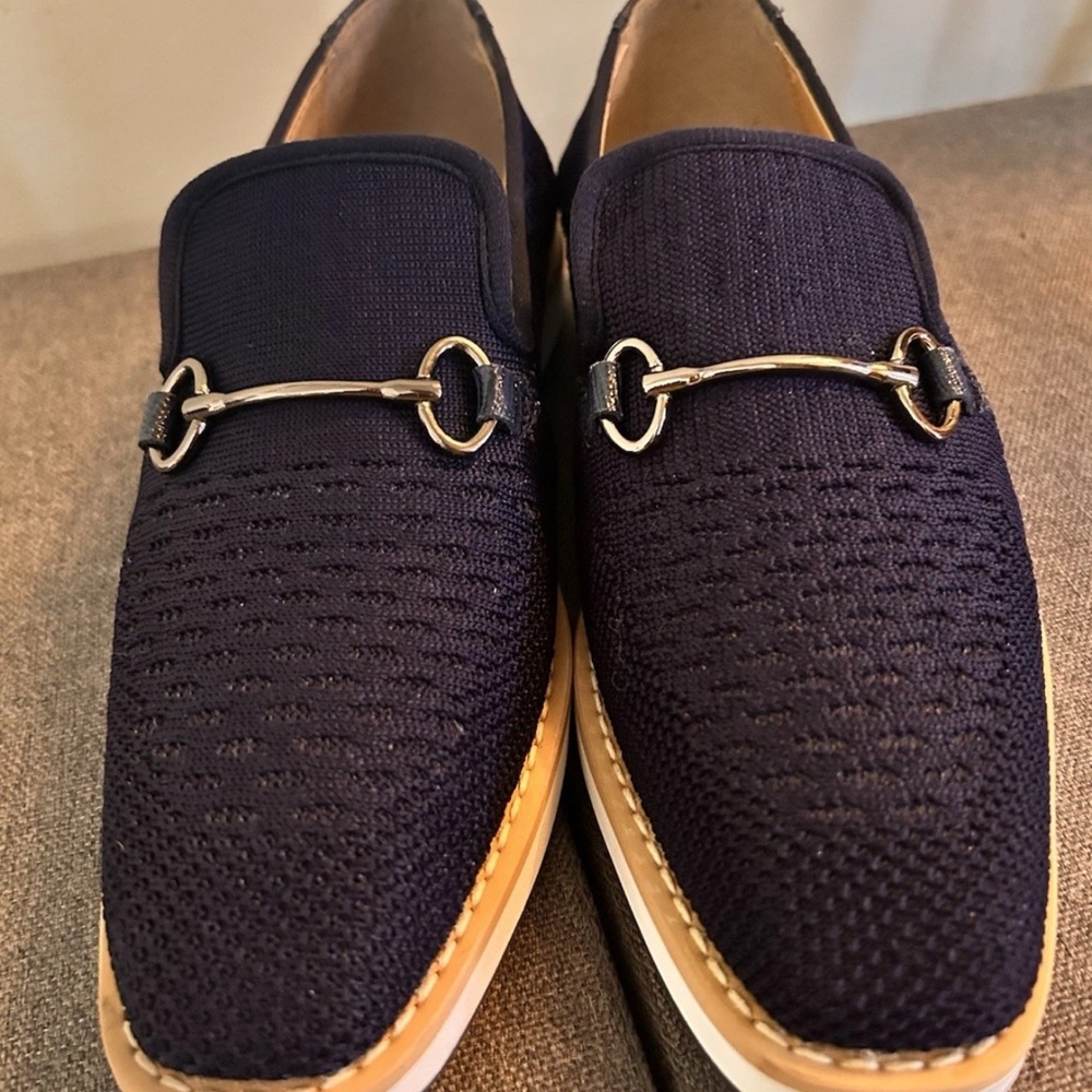 Liberty Zeno LZ Men’s Navy Blue Dress Shoes Joyce Style Size 4 New without box